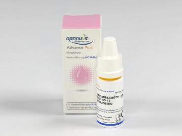 Optinuvit Diabetescare Advance Plus Kontrolllösung – Normal